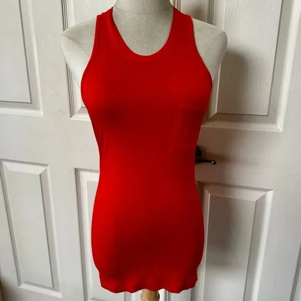 free people orange long tank top - Image 8