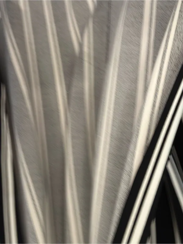 Boston Proper Black and White Vertical Stripe Wide-Leg Pants - Image 4