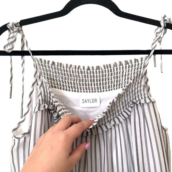 SAYLOR‎ Kimi Crinkle Stripe Mini Dress NWT medium - Image 3