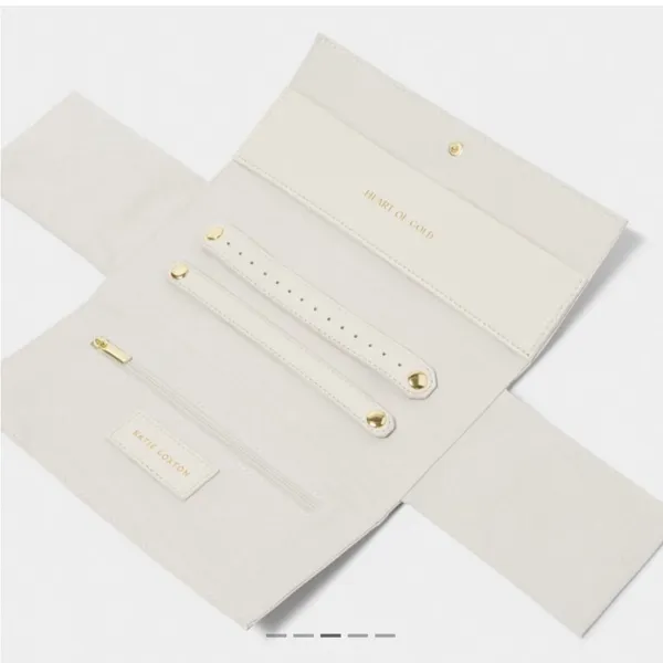 Katie loxton Jewellery Roll in off white - Image 7