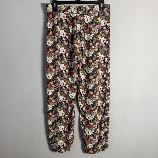 Show Me Your Mumu Floral Wide Leg Jogger Pants Women's Large Boho Festival Twee - Image 10