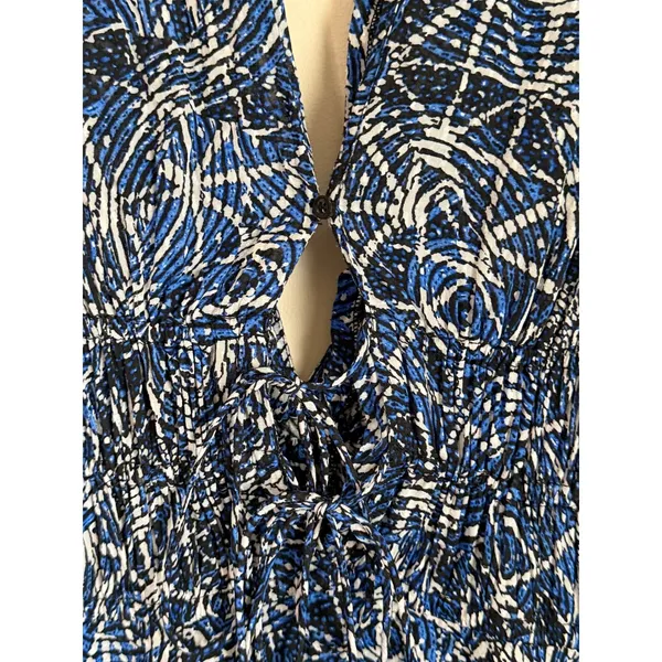 Maje‎ Maxi Ruffle Dress Womens Med Tiered High Low size 38 - Image 8
