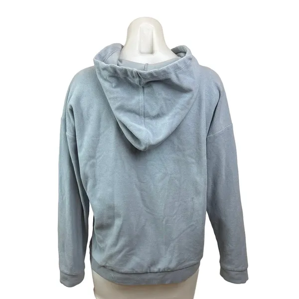 Marc New York Blue Kangaroo Pocket Pullover Hoodie Hooded Sweater Sweatshirt M - Image 2