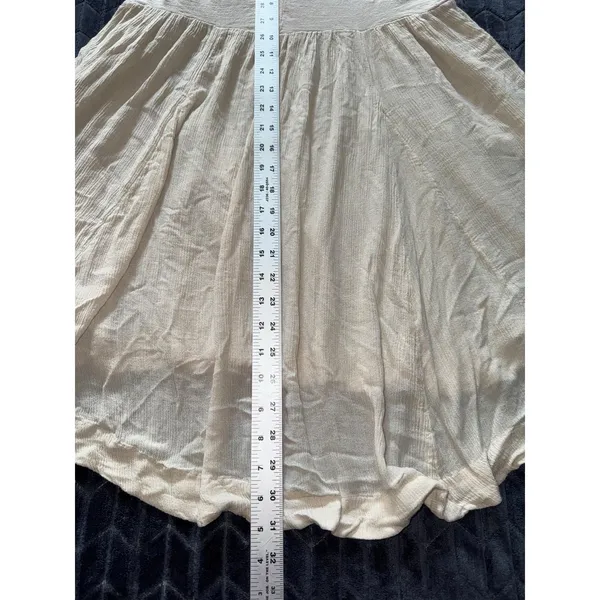 Free People‎ Women's Beige Embroidered Mirror Dress Size Xsmall - Image 8