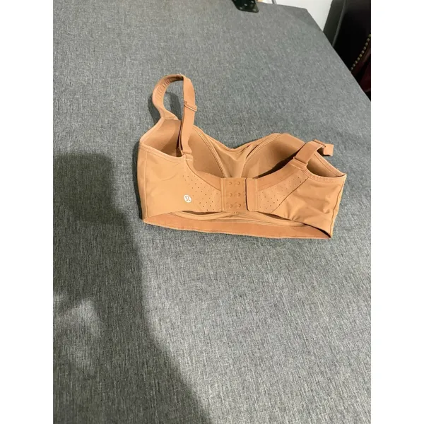 lululemon Women's Run Times High Support Bra Terracotta Adjustable Strap 32DD - Image 3