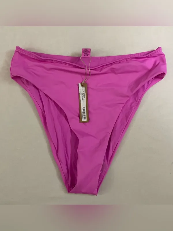 Skims SET NWT Neon Orchid Pink Bikini Swim Set 2-pc set top & Bottom Size m - Image 9