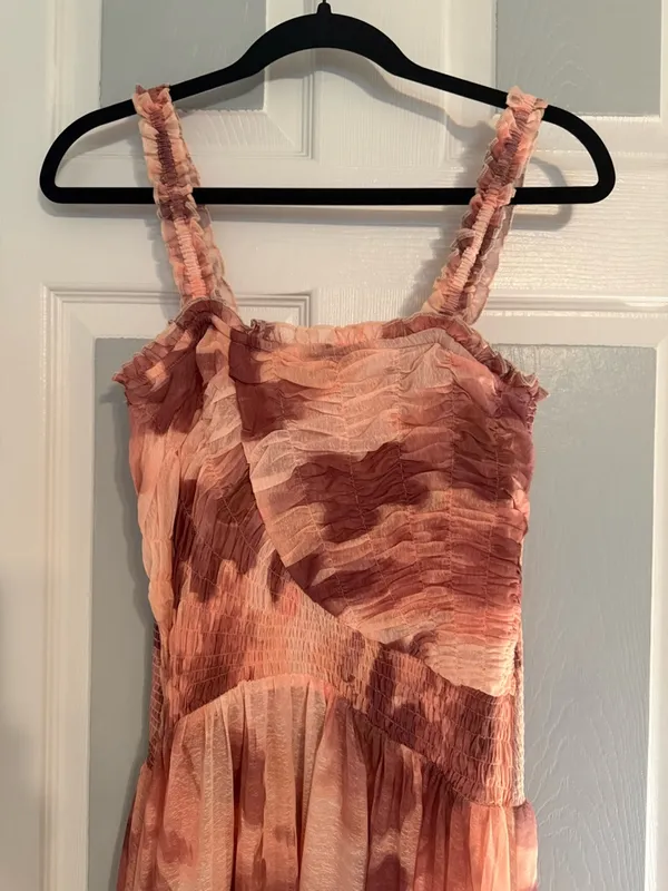 Free People x Revolve Tessa Smocked Midi Dress - Image 2