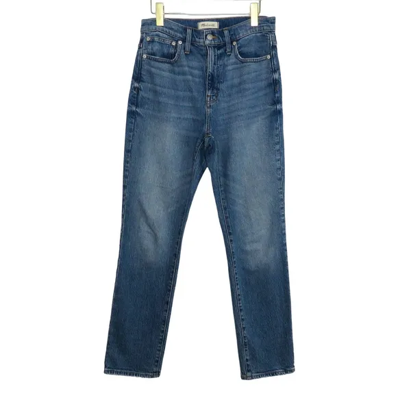 Madewell The High-Rise Slim Boy Jean Size 26 Skinny Straight Leg Jeans - Image 4