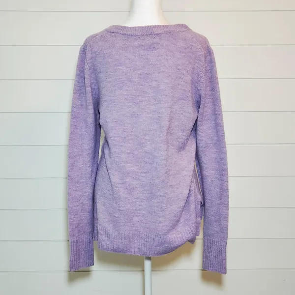 Old Navy‎ Crew Neck Lilac soft sweater Size M - Image 3