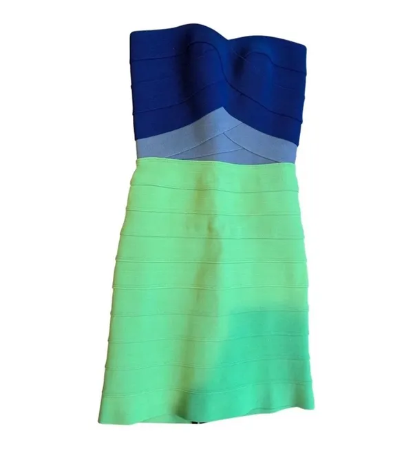 Pleasure Doing Business Color Block bandage dress - Image 2