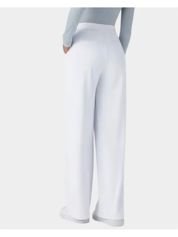 Size S Halara Flex High Waisted Plicated Side Pocket Straight Leg Work Pants - Image 2