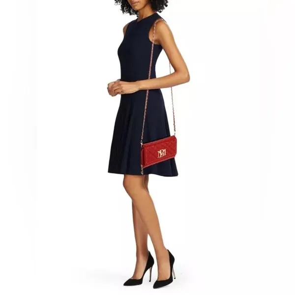 Badgley Mischka Red Wallet Crossbody Bag, Red, NWT - Image 2