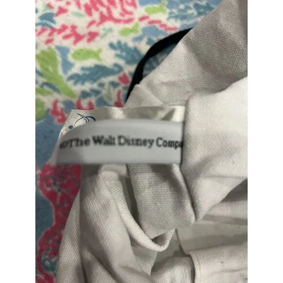 Vintage Walt Disney World Mickey Mouse‎ Silhouette Canvas Tote Bag - Image 7