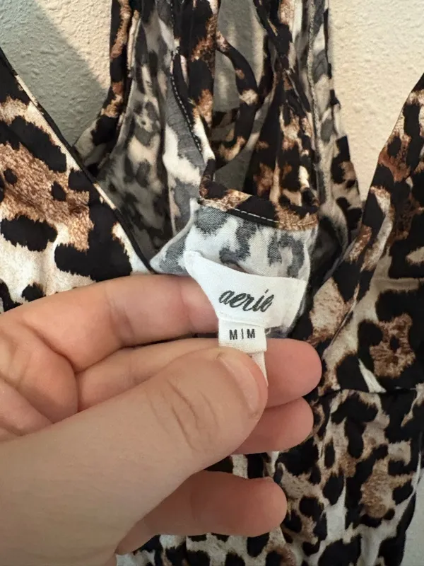 Aerie Women’s Leopard Print Slip Dress - Image 6