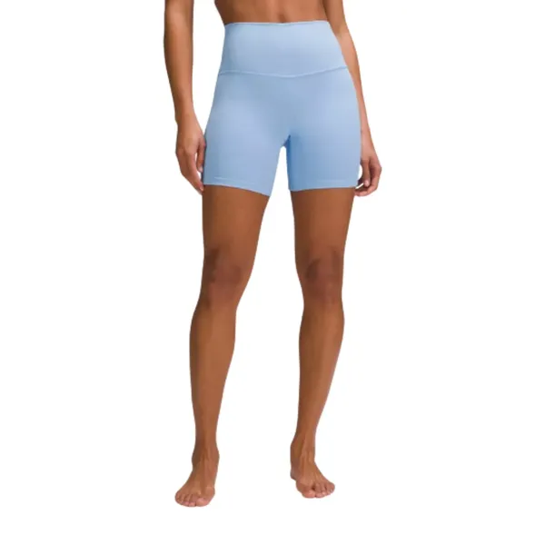 LULULEMON Align High-Rise Short 6" Women Sz 4 Blue Athletic Yoga Outdoor Comfort - Image 2