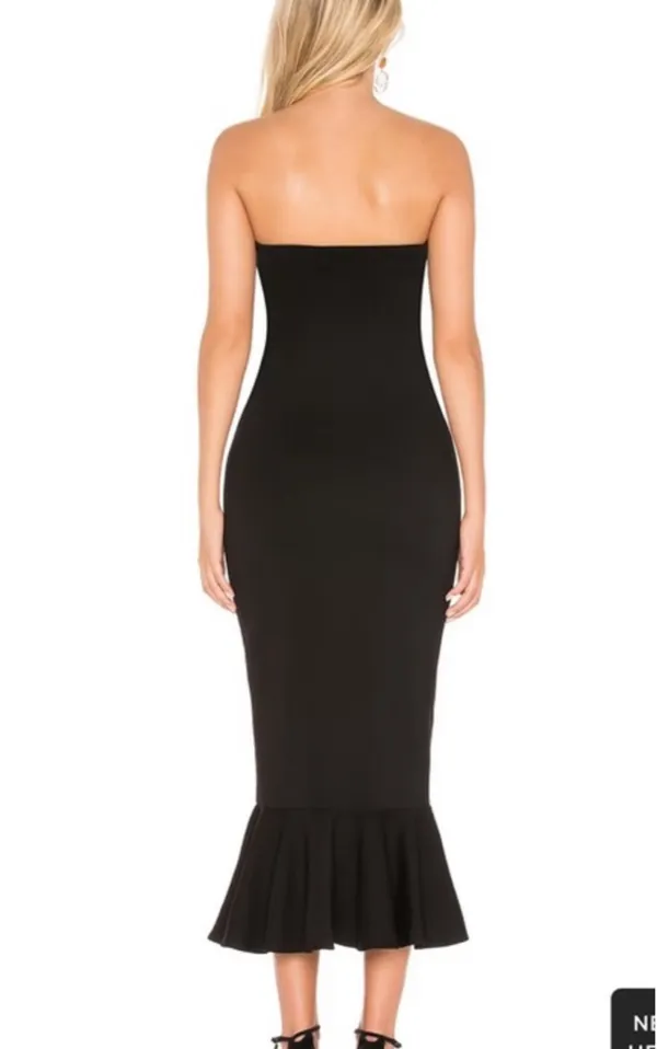 Superdown black midi dress - Image 3