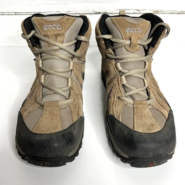 Ecco Gortex Hiking Boot Brown Shoe Size 8-8.5 - Image 10