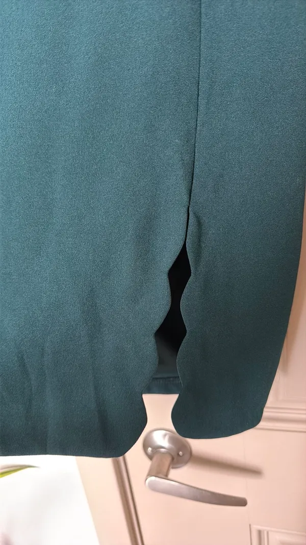 Lulus Mini Dress Emerald Green - Image 2
