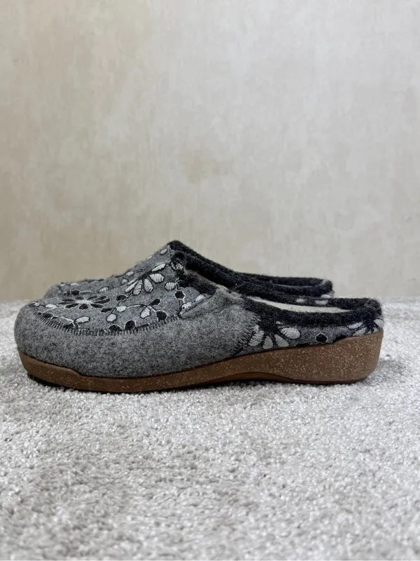 Täos Footwear Women's Woolderness 2 Wool Blend Fur Clogs in Grey 40/US 9 - Image 4