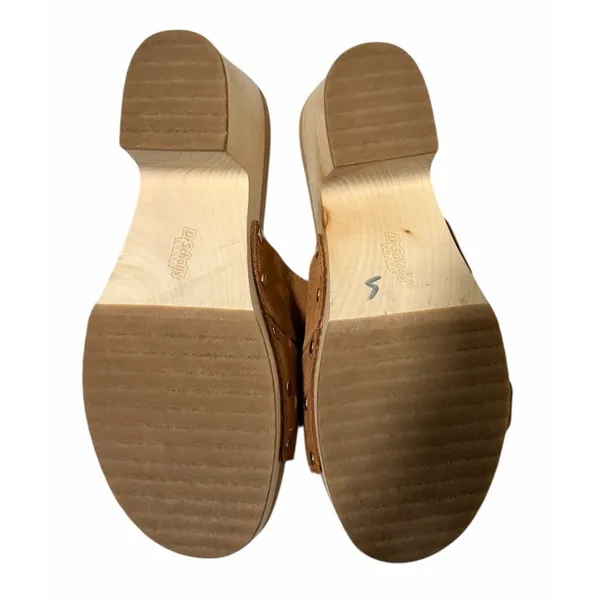 Dr.‎ Scholl's Original Vibe Clogs Suede Leather Honey Women's Size 9M - Image 9