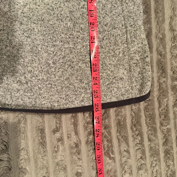 Lululemon Fleece and Thank You Pullover Hoodie Half Zip Heathered‎ Grey Size 6 - Image 8