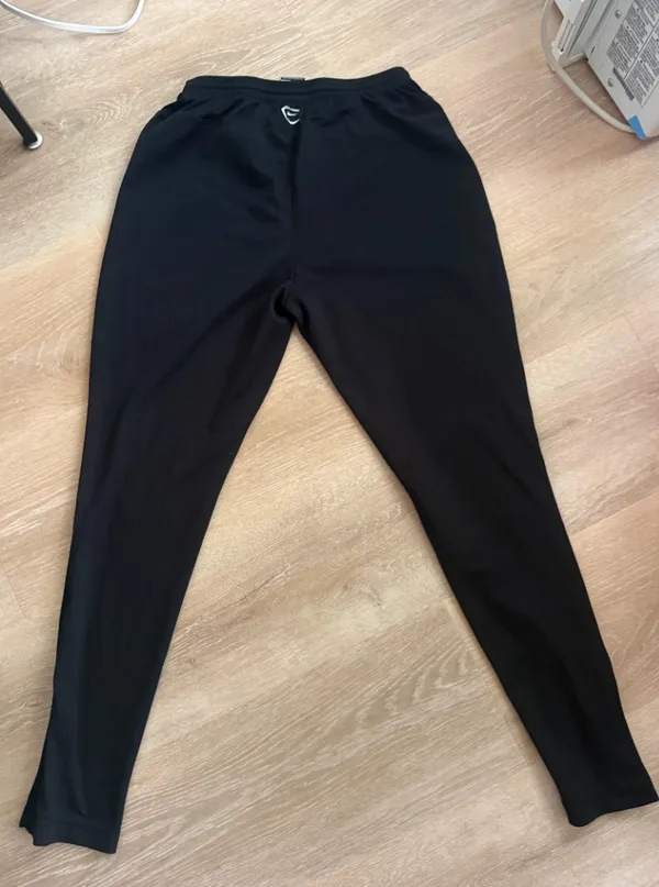 Nike Women’s Dri-FIT Black Zip-Ankle Track Pants M - Image 8