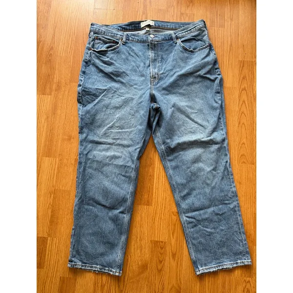 Abercrombie & Fitch Curve Love Ultra High Rise Ankle Straight Jean Size 18 - Image 2