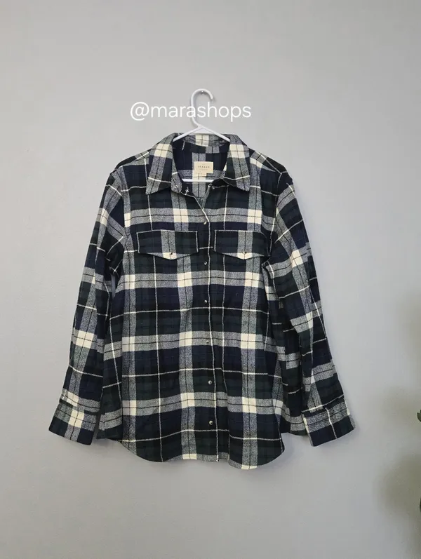Sezane Eurielle Flannel Shirt - Image 2