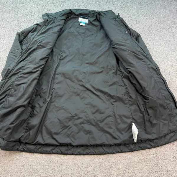 Columbia Womens Black Long Puffer Jacket Quilted Insulated Parka WL5073 Size S - Image 5