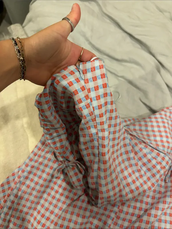 Urban outfitters gingham midi dress - Image 5