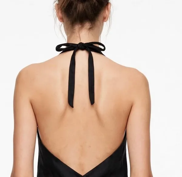 Derek Heart black halter button front vest  - Image 5