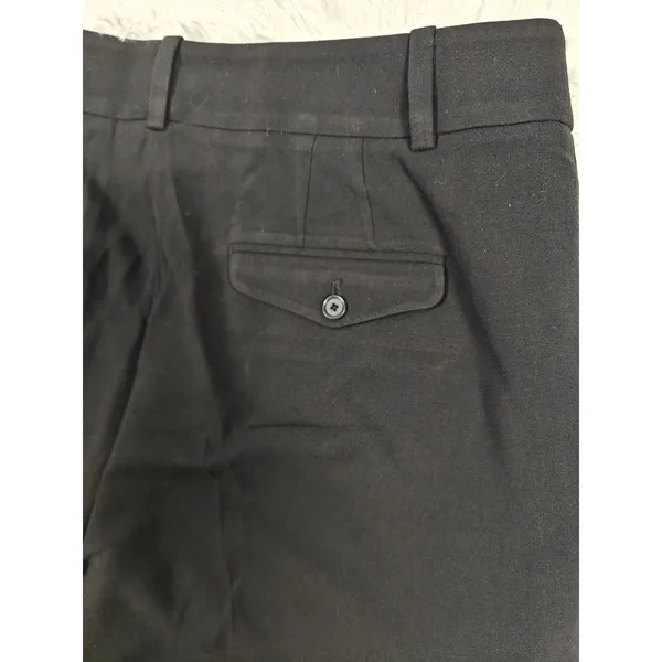 Womens Ann Taylor LOFT Dress Pants Black Size 14 - Image 4