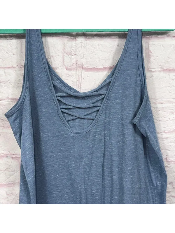Victoria Sport Women's Blue Tank Top Size Large - Image 6