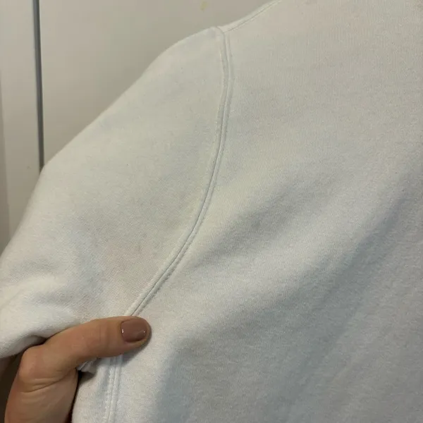 Nike Sportswear White Hoodie Sweatshirt - Image 5