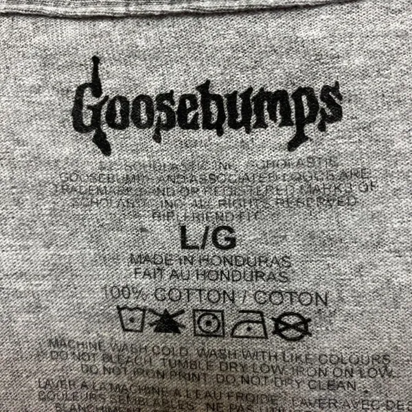 Goosebumps RL Stine Horror Series Cover Art Collage Tee L - Image 4