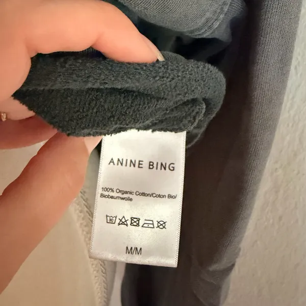 ANINE BING Women's Bleached Alec
Hoodie Size Medium - Image 13