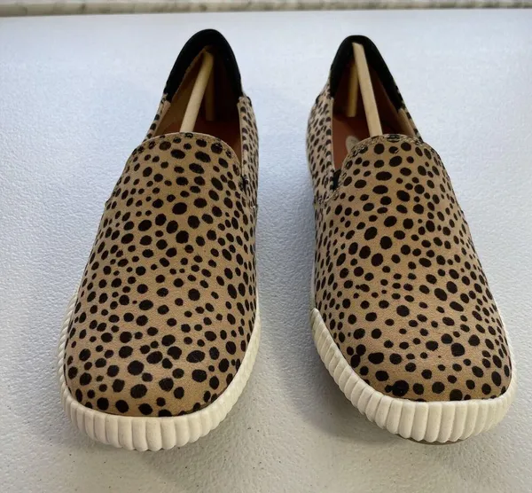 Dr. Scholl's Shoes Jot It Down Women's Size 6M Slip On Tan Cheetah Print Flat - Image 3