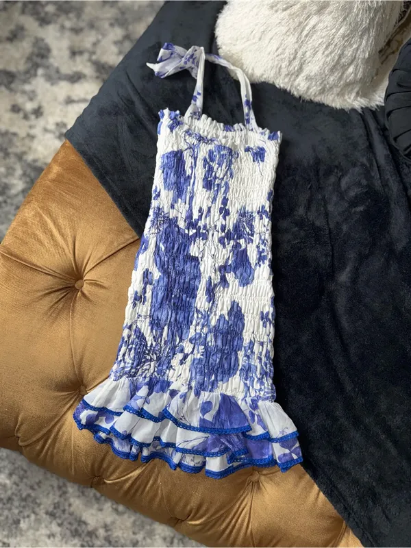 Charo Ruiz Ibiza Lexy Short Mini Dress in Surf Blue Womens XS EUC - Image 11