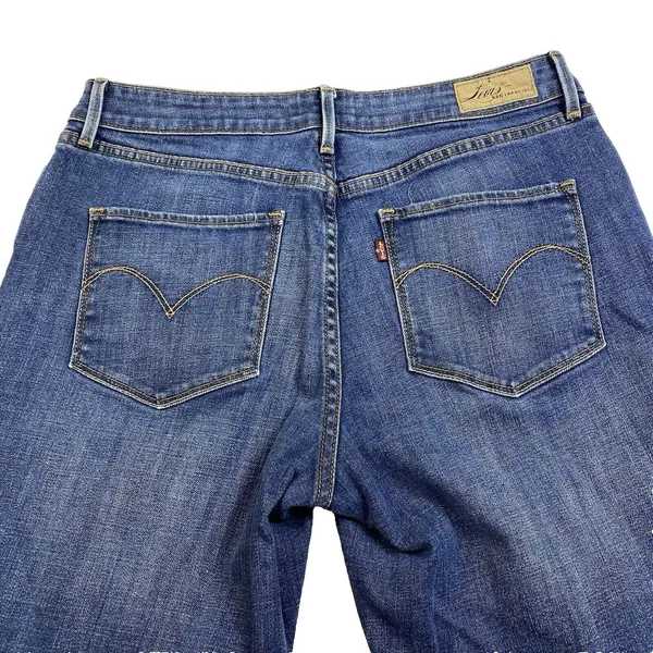 Levi's San Francisco Women's Bold Curve Boot Cut Low‎ Rise Blue Jeans 30"x30.5" - Image 3