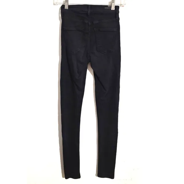 Citizens of Humanity COH Rocket High Rise Skinny Jeans Black 24 - Image 3