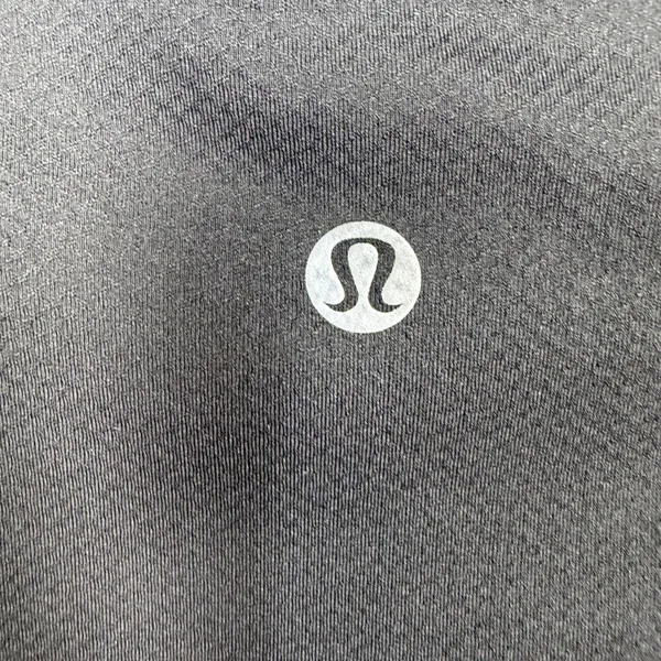 Lululemon 14 Final Lap Short Sleeve Mesh Panel Relaxed Fit Black Activewear Top - Image 11