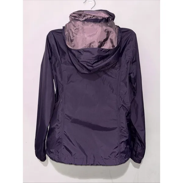 North Face DryVent Purple Yellow Hooded Rain Jacket M Hiking Camping Gorpcore - Image 6
