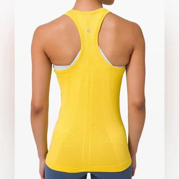 Lululemon Swiftly Tech Tank Top workout tee Sonic mustard racerback soleil - Image 7