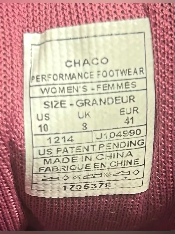 Chacos Women’s Size 10 Pink Outcross Evo 2 Hybrid Hiking Water Shoes - Image 6