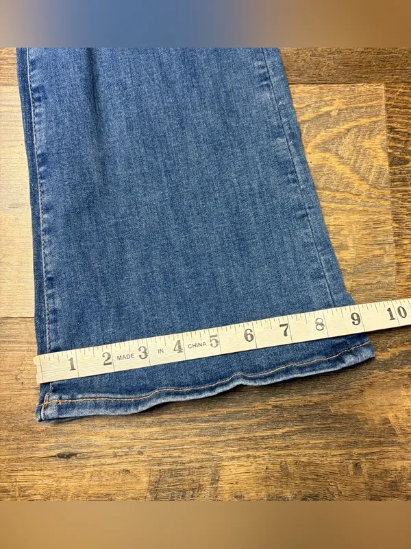 American Eagle Kick Boot Next Level Stretch Jeans Womens 10 Blue Denim - Image 2