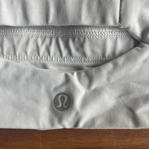 Lululemon Athletica White Sports Bra - Image 3