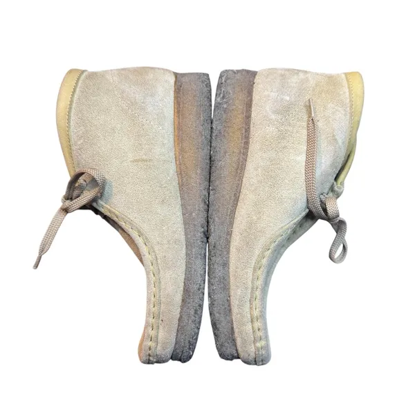 Clarks Originals Wallabee Boots Womens 5 Beige Suede Leather Crepe Ankle Chukka - Image 6
