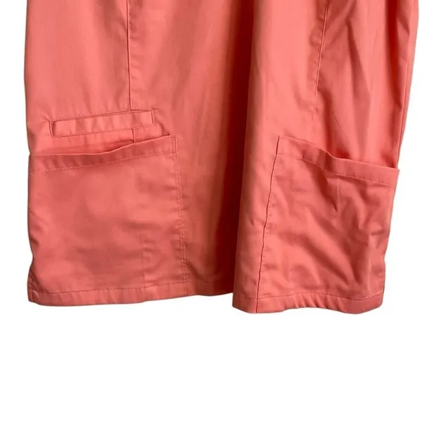 Matrix Women Nurse Core Scrub Top‎ Large Coral V-Neck Professional Medical 3501 - Image 5