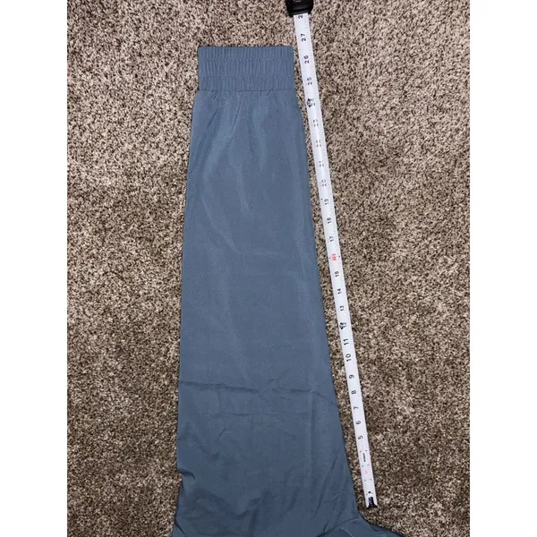 Mono B Women's Blue Jogger Pants S Drawstring Elastic Waist Pockets - Image 5