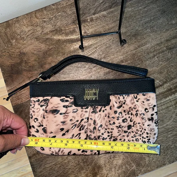 NWT Juicy Couture Wristlet Leopard Print Small Purse Clutch‎ Y2K Casual - Image 3
